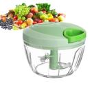 Manual Vegetable Chopper with Container and Pull String