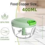 Manual Vegetable Chopper with Container and Pull String