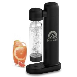 Peak Bliss Soda Maker - Matte Black, Carbonate Drinks