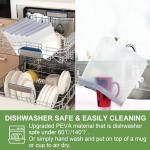 6 Pack Reusable Silicone Gallon Freezer Bags