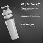 Smartshake 800ml Leakproof Protein Shaker Bottle