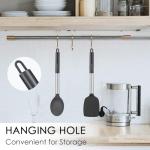 FONGLUAN Silicone Utensil Set - Heat Resistant, Black