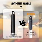 FONGLUAN Silicone Utensil Set - Heat Resistant, Black