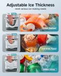EUHOMY 100lbs Commercial Ice Maker Machine