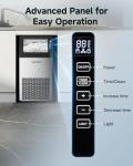EUHOMY 100lbs Commercial Ice Maker Machine