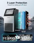 EUHOMY 100lbs Commercial Ice Maker Machine