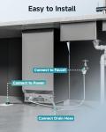 EUHOMY 100lbs Commercial Ice Maker Machine