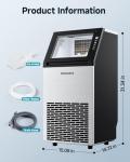 EUHOMY 100lbs Commercial Ice Maker Machine