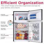 Frigidaire Retro Mini Fridge with Freezer, 3.2 Cu Ft