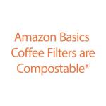 Amazon Basics 200 Count Coffee Filters for Drip Makers