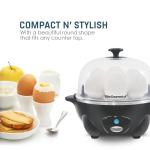 Elite Gourmet Rapid Egg Cooker with Recipe Booklet