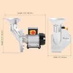 550W Stainless Steel Fruit Crusher and Grinder