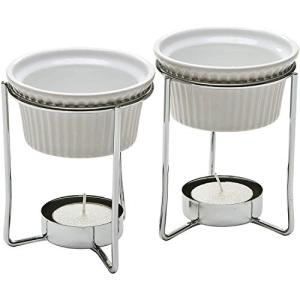 Ceramic Butter Warmer Fondue Set by Prepworks