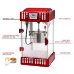 Retro-Style Tabletop Popcorn Maker - Red