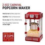 Retro-Style Tabletop Popcorn Maker - Red