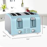 OVENTE 4-Slice Toaster with 6 Shade Settings
