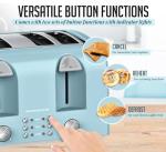 OVENTE 4-Slice Toaster with 6 Shade Settings