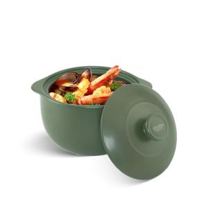 MINH LONG 2-Qt Porcelain Dutch Oven with Lid