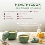 MINH LONG 2-Qt Porcelain Dutch Oven with Lid