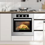 COSTWAY 24" Electric Wall Oven with 5 Cooking Modes
