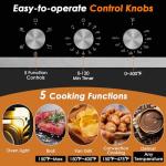 COSTWAY 24" Electric Wall Oven with 5 Cooking Modes