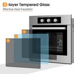 COSTWAY 24" Electric Wall Oven with 5 Cooking Modes