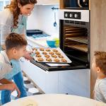 COSTWAY 24" Electric Wall Oven with 5 Cooking Modes