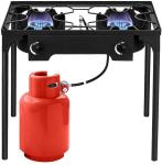 Bonnlo 2-Burner Outdoor Propane Gas Cooker