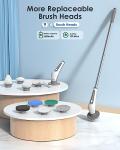 Cordless Electric Spin Scrubber with 9 Brush Heads