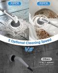 Cordless Electric Spin Scrubber with 9 Brush Heads