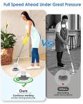 Cordless Electric Spin Scrubber with 9 Brush Heads