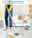 Cordless Electric Spin Scrubber with 9 Brush Heads