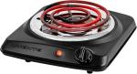 OVENTE 1000W Electric Single Burner Cooktop, Black