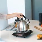OVENTE 1000W Electric Single Burner Cooktop, Black