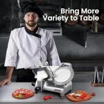 12" Commercial Manual Meat Slicer for Deli Meats
