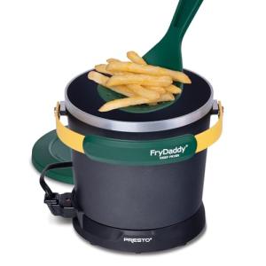 Presto FryDaddy Electric Deep Fryer, Green/Gold