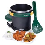 Presto FryDaddy Electric Deep Fryer, Green/Gold