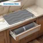 Large Silicone Dish Drying Mat - Non-Slip, Heat-Resistant