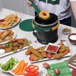 Presto FryDaddy Electric Deep Fryer, Green/Gold