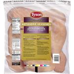 Tyson Seasoned Frozen Rotisserie Chicken Breasts 2.5 lb