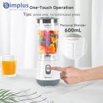 Portable 20 Oz Blender for Smoothies and Juices