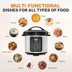 Simple Deluxe 16-in-1 8QT Electric Pressure Cooker