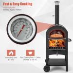 Giantex Outdoor Wood Fired Pizza Oven Set
