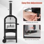 Giantex Outdoor Wood Fired Pizza Oven Set