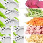 Starfrit Pump'n'Slice Vertical Mandoline and Food Chopper