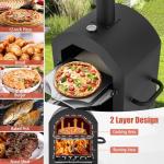 Giantex Outdoor Wood Fired Pizza Oven Set