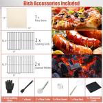 Giantex Outdoor Wood Fired Pizza Oven Set