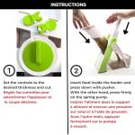 Starfrit Pump'n'Slice Vertical Mandoline and Food Chopper