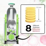 Starfrit Pump'n'Slice Vertical Mandoline and Food Chopper