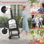 Giantex Outdoor Wood Fired Pizza Oven Set